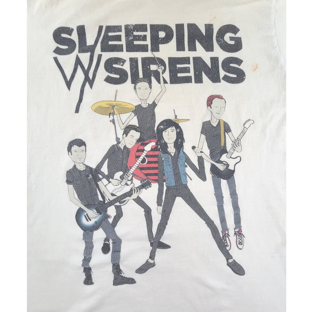 Sleeping With Sirens Feel This Tour 2013 Tee M Post Hardcore Emo Punk Rock Music